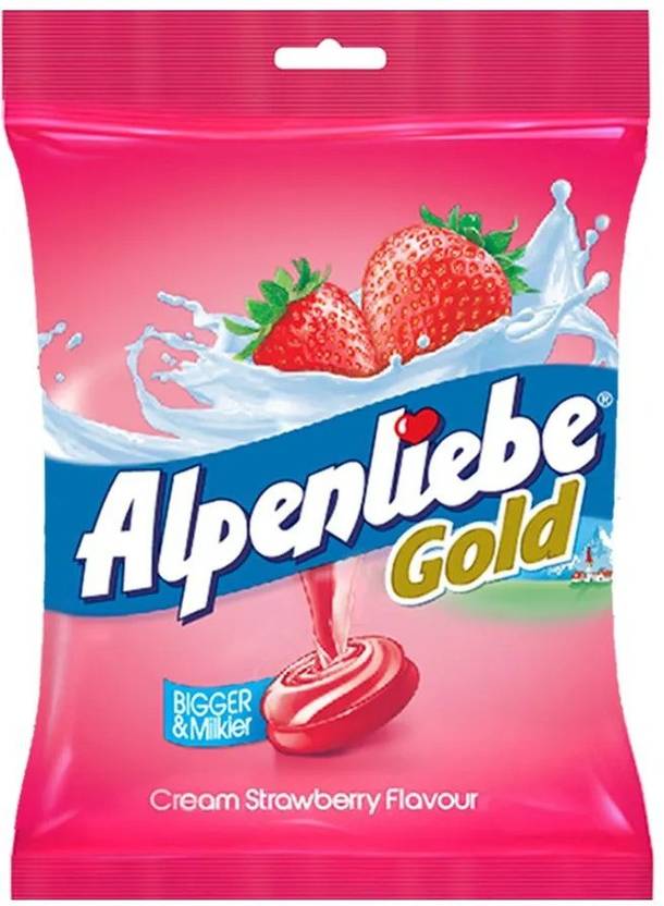 Alpenliebe Gold Cream Strawberry Candy Price in India Buy Alpenliebe