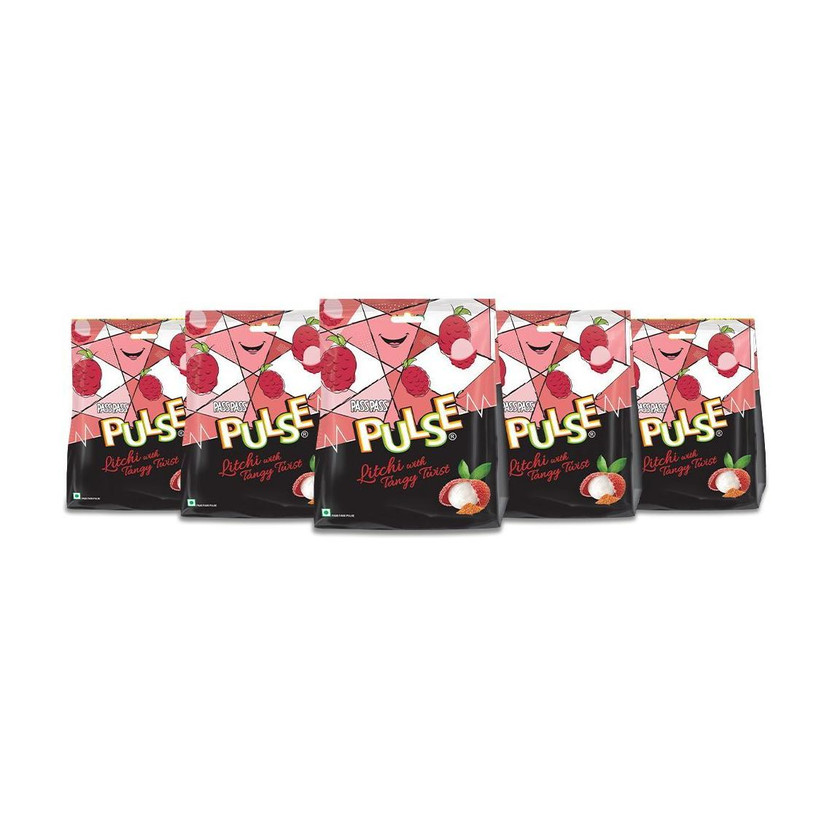Pulse Pulse Litchi Candy Pouch Litchi Candy(5 x 190 g) - Flipkart Deal