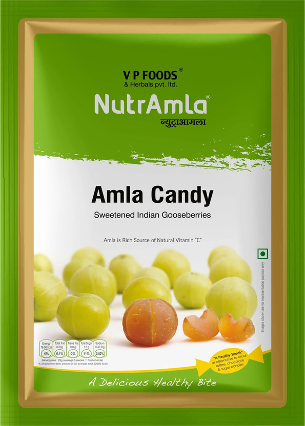Nutramla Nutramla Amla Candy (Whole Fruit) 900 GM Sweet (Amla and Sugar) Candy(900 g) - Flipkart Deal
