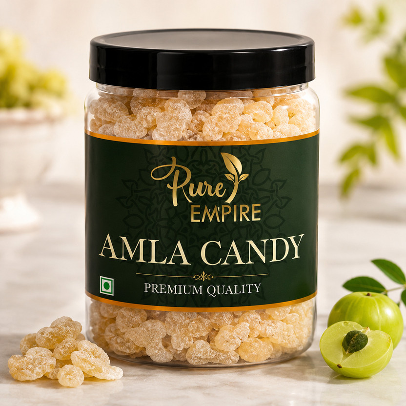 Pure Empire Dried Amla Candy, Organic Dry Indian Fruit Without Added Preservative Amla Candy(1 kg)
