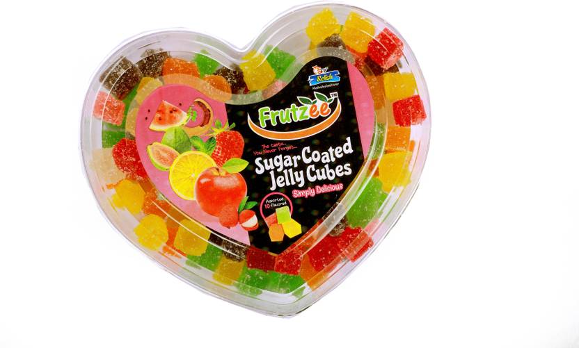 FRUTZEE Sugar Coated Jelly Heart 500g Jelly Candy Fruits Jelly Candy