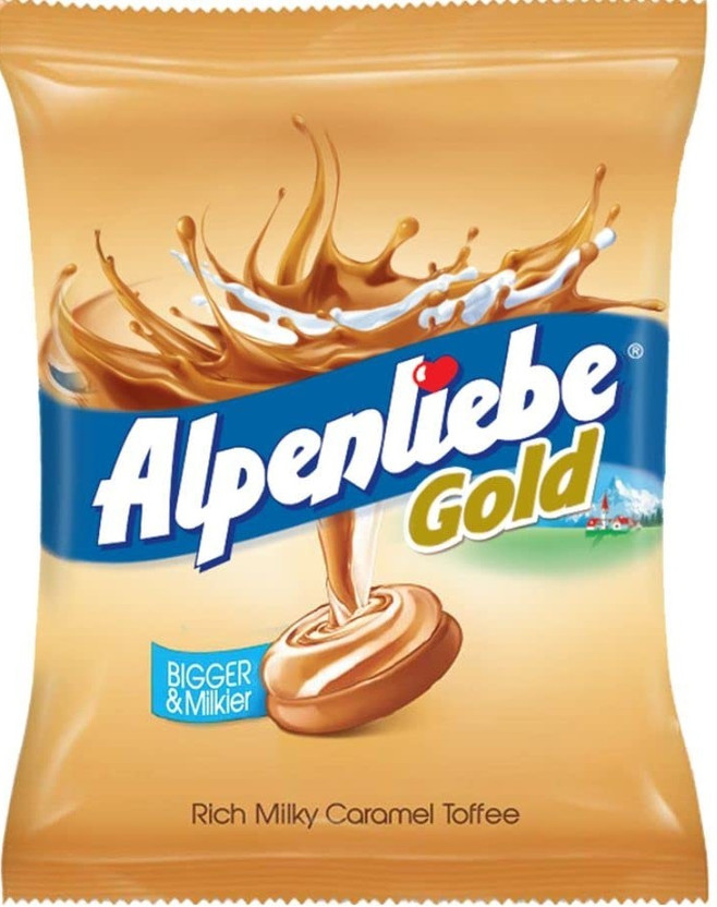 Alpenliebe Gold Caramel Candy Toffee(156 g)