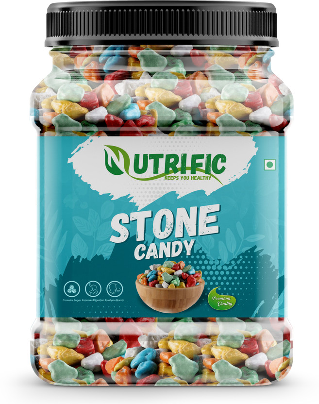 Nutrific Stone Candy | Rock Shape Candy | Chocolate Filled Stone Shaped Candy Chocolate Candy(200 g)