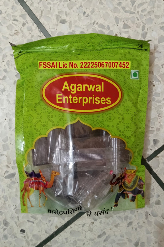 ABHISHEK INTERNATIONAL Kala Aam Papad| Black Mango Papad | Traditional Khatta Meetha || Wett. 300 G Masala Papad(300 g)