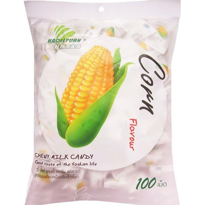 Haoliyuan Haoliyuan Corn Toffee Gummy Milk Fruit Candy 360G 100pcs (Imported) Corn Candy(350 g) - Flipkart Deal