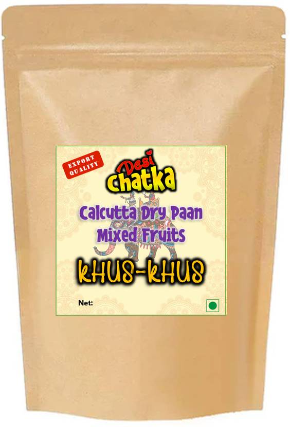 Desi Chatka Calcutta Dry Paan with Mixed Fruits Khus Khus Flavor 500 g