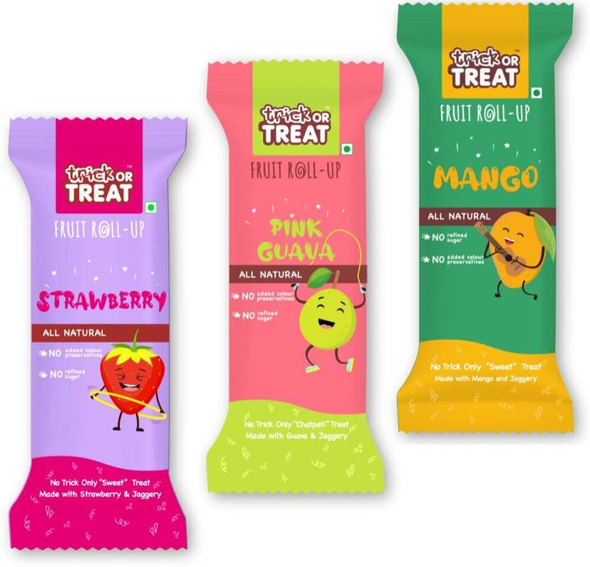 Trick Or Treat Fruit RollUp Nani's Recipe Goodness of Fruits