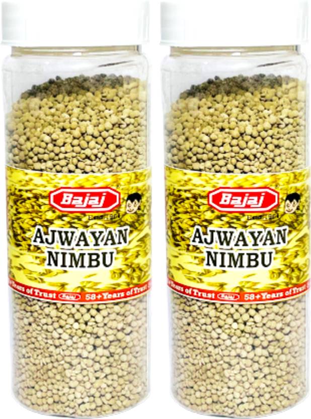 BAJAJ Ajwayan Nimbu Pachak, Ajwain Pachak (200g each) Pack of 2 Natural