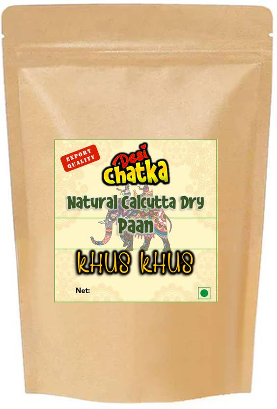 Desi Chatka Natural Calcutta Dry Paan Khus Khus Flavor 1 kg in a pouch