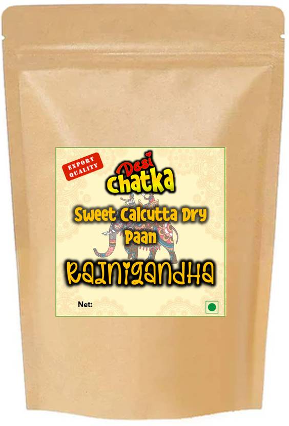 Desi Chatka Special Calcutta Dry Paan Rajnigandha Flavor 1 kg in a pouch Rajnigandha Mouth