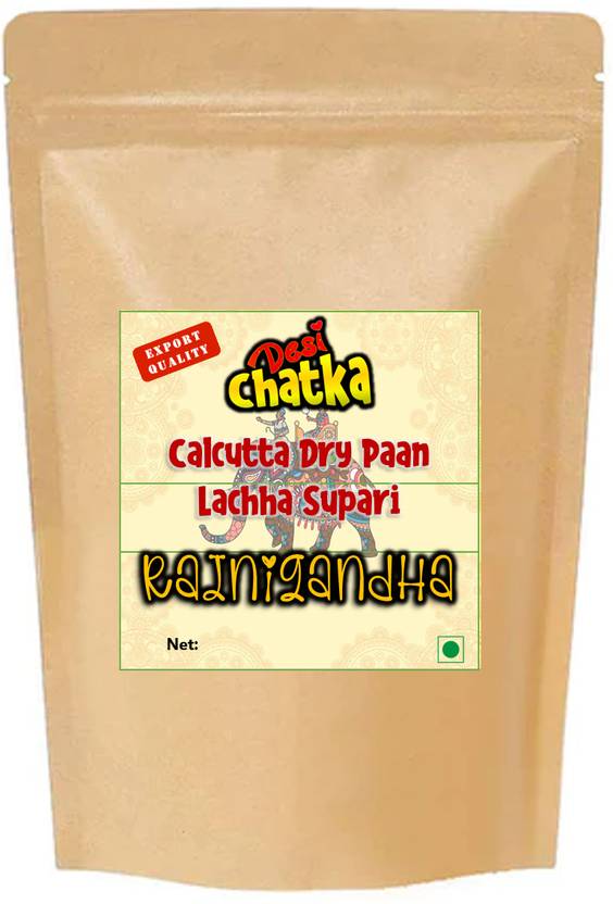 Desi Chatka Calcutta Dry Paan with Lachha Supari Rajnigandha Flavor 500 g ina pouch Rajingandha
