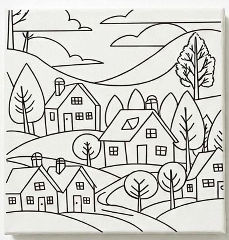 VOV VOV SALESS Creative Art Canvas Series Cotton Medium Grain Primed Canvas Board (Set of 1)(White) - Flipkart Deal