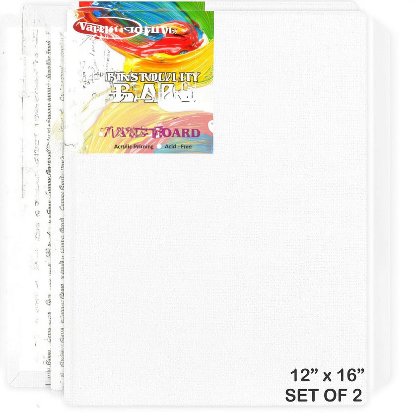 VARIETY VARIETY 12 X 16 WHITE CANVAS BOARD Cotton Medium Grain Board Canvas (Set of 2)(White) - Flipkart Deal