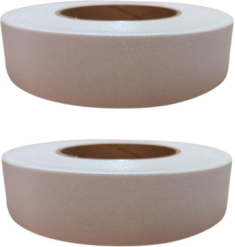 Party Junction Buckram Cotton Acid Free Canvas Roll (Set of 2)(White)