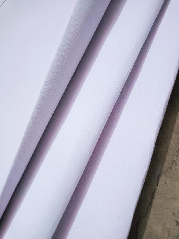 Swag Enterprises Swag Interlining Buckram Sheet 4 Meter for Tailoring and Stitching, Cotton Soft Touch Canvas Roll (Set of 1)(White)