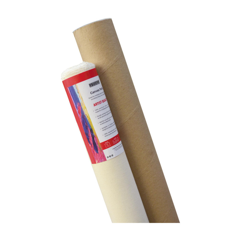 Pragati Pragati Systems 'Artist' Series 7 Oz Canvas Roll 24 Inch x 5 Meter Polycotton Medium Grain Canvas Roll (Set of 1)(White) - Flipkart Deal