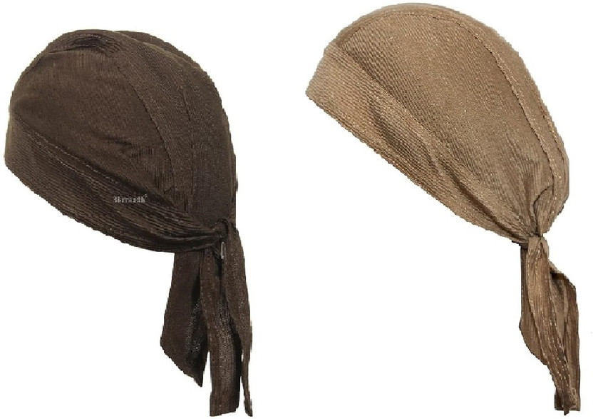 PAROPKAR Solid Skull Cap(Pack of 2)
