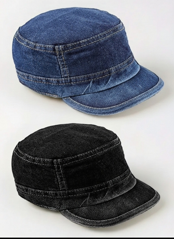 linkin fashion Solid Sports/Regular Cap(Pack of 2)