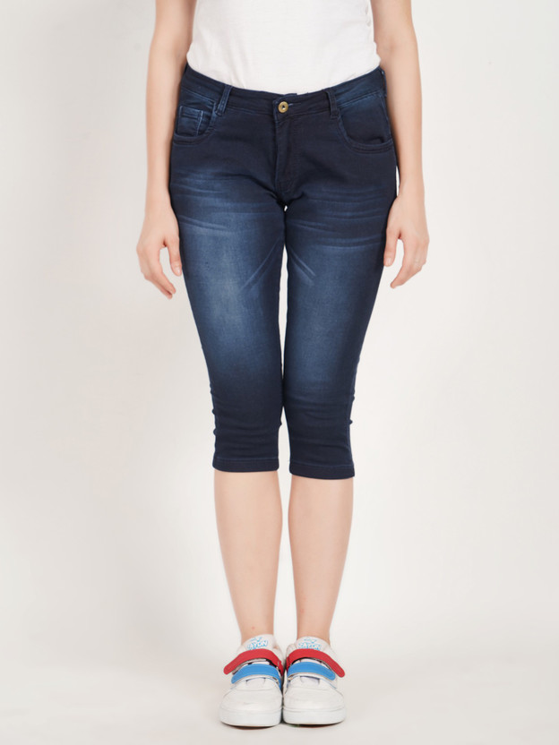 MM-21 Fashion Women Denim Capri