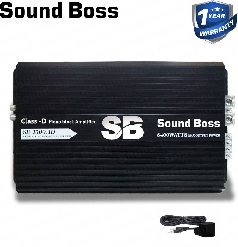 Sound Boss SB1500.1D 8400W MAX Digital Linkable Block HIFI Mono Class