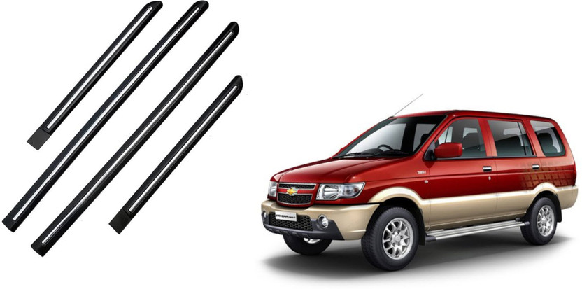 TECHMOZ CHEVROLET TAVERA DOOR SIDE BEADING CHROME LINE SET OF 4 Car Beading Roll For Door(5 m)