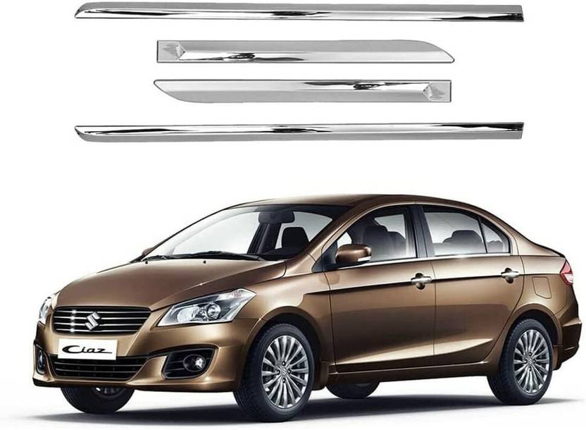CARSHADE Full chrome Side Beading Side moulding for ciaz Car Beading Roll For Door Price in