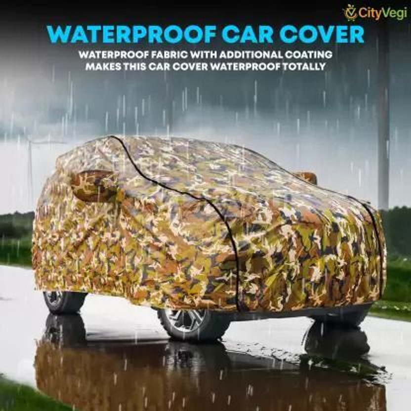 XOCAVO Car Cover For MG ZS EV (With Mirror Pockets)(Yellow)