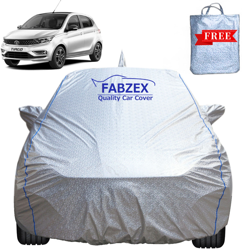 FABZEX FABZEX Car Cover For Tata Tiago 1.05 Revotorq XB (With Mirror Pockets)(Silver, For 2024 Models) - Flipkart Deal