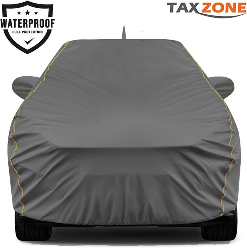 TAXZONE Car Cover For Honda City, City i-Vtec, City i-Dtec, City Facelift, City 1.3i, City 1.5i Zx (With Mirror Pockets)(Black, Yellow, For 2009, 2010, 2011, 2012, 2013, 2014, 2015, 2016, 2017, 2018, 2019, 2020, 2021, 2023, 2024, 2025 Models)