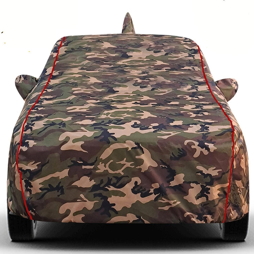 TAXZONE Car Cover For Maruti Vitara Brezza, Vitara Brezza Facelift, Brezza (With Mirror Pockets)(Multicolor, For 2015, 2016, 2017, 2018, 2019, 2020, 2021, 2022, 2023, 2024 Models)