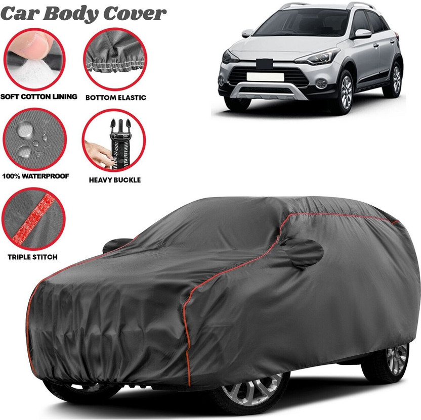Grizzly Grizzly Car Cover For Hyundai i20 Active, i20 Active 1.2, i20 Active 1.2 S, i20 Active 1.2 SX with AVN, i20 Active 1.4, i20 Active 1.4 S (With Mirror Pockets)(Grey, Red, For 2011, 2012, 2013, 2014, 2015, 2016, 2017, 2018, 2019, 2020, 2021, 2022, 2023, 2024 Models) - Flipkart Deal