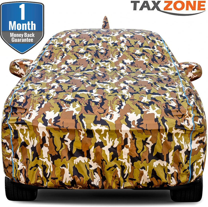 TAXZONE Car Cover For Maruti, Maruti Suzuki Brezza, Vitara Brezza, Vitara Brezza Facelift, Vitara Brezza LDi, Vitara Brezza VDi (With Mirror Pockets)(Multicolor, For 2014, 2015, 2016, 2017, 2018, 2019, 2020, 2021, 2022, 2023, 2024 Models)