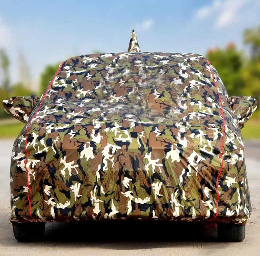 AUCTIMO Car Cover For MG ZS EV (With Mirror Pockets)(Multicolor)