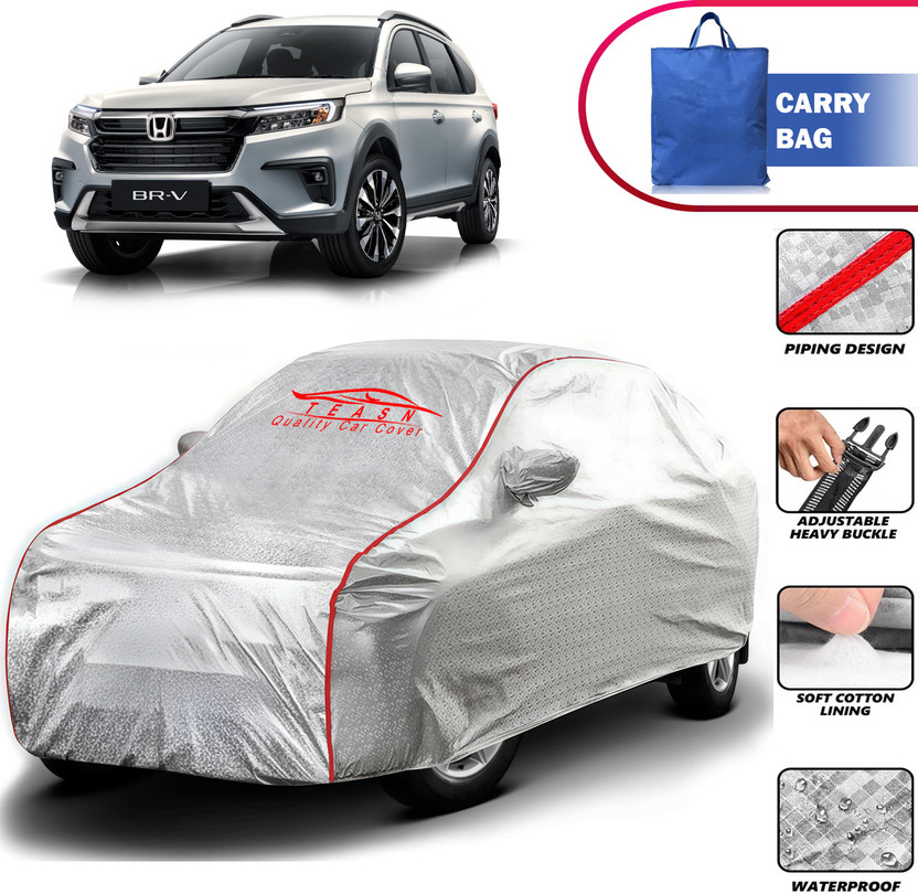TEASN Car Cover For Honda BRV (With Mirror Pockets)(Silver, For 2016, 2017, 2018, 2019, 2020, 2021, 2022, 2023, 2024, 2025 Models)