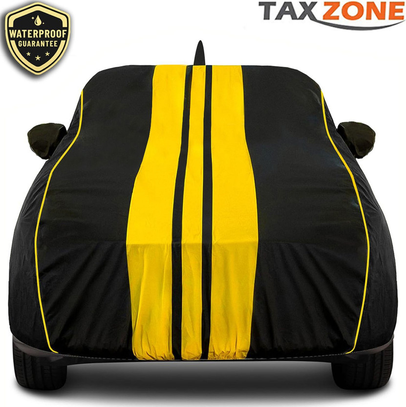 TAXZONE Car Cover For Maruti, Maruti Suzuki Swift, Swift Hybrid, Swift LDI, Swift LXI, Swift VDI, Swift VXI (With Mirror Pockets)(Black, Yellow, For 2011, 2012, 2013, 2014, 2015, 2016, 2017, 2018, 2019, 2020, 2021, 2022, 2023, 2024, 2025 Models)