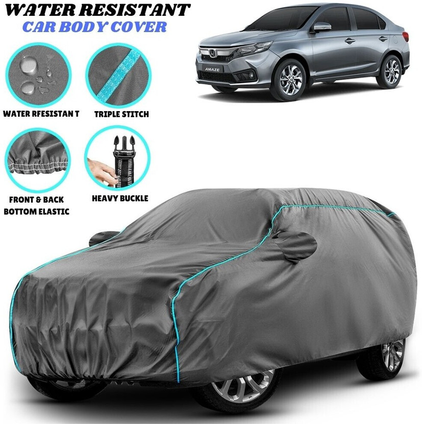 Grizzly Grizzly Car Cover For Honda Amaze, Amaze E Diesel, Amaze E Petrol, Amaze E i-DTEC, Amaze EX (With Mirror Pockets)(Grey, For 2011, 2012, 2013, 2014, 2015, 2016, 2017, 2018, 2019, 2020, 2021, 2022, 2023, 2024 Models) - Flipkart Deal