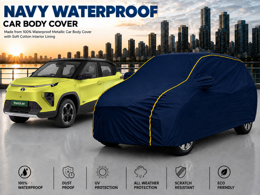 DRIZE DRIZE Car Cover For Tata Punch EV (With Mirror Pockets)(Blue, For 2026 Models) - Flipkart Deal