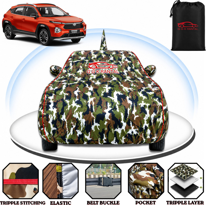 Flipkart G G K RANTAL Car Cover For Toyota, Toyota Urban Cruiser, Urban Cruiser (With Mirror Pockets)(Multicolor, For 2020, 2021, 2022, 2023, 2024 Models) - Flipkart Deal