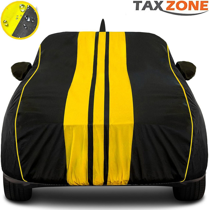 TAXZONE Car Cover For Maruti, Maruti Suzuki Swift, Swift Hybrid, Swift LDI, Swift LXI, Swift VDI, Swift VXI (With Mirror Pockets)(Black, Yellow, For 2011, 2012, 2013, 2014, 2015, 2016, 2017, 2018, 2019, 2020, 2021, 2022, 2023, 2024, 2025 Models)