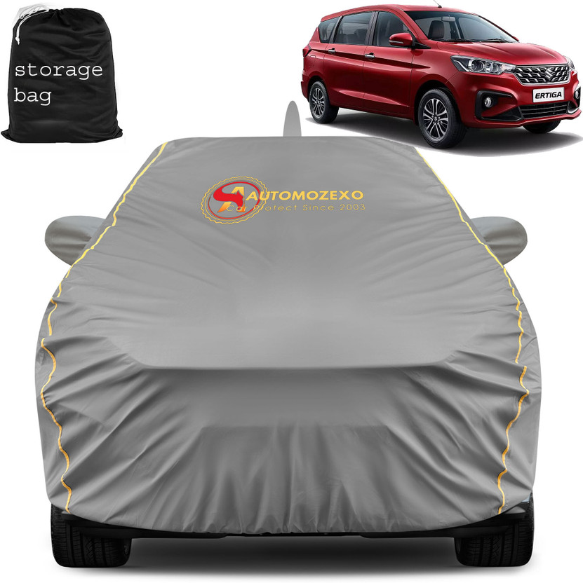 AUTOMOZEXO Car Cover For Maruti Ertiga (With Mirror Pockets)(Grey)