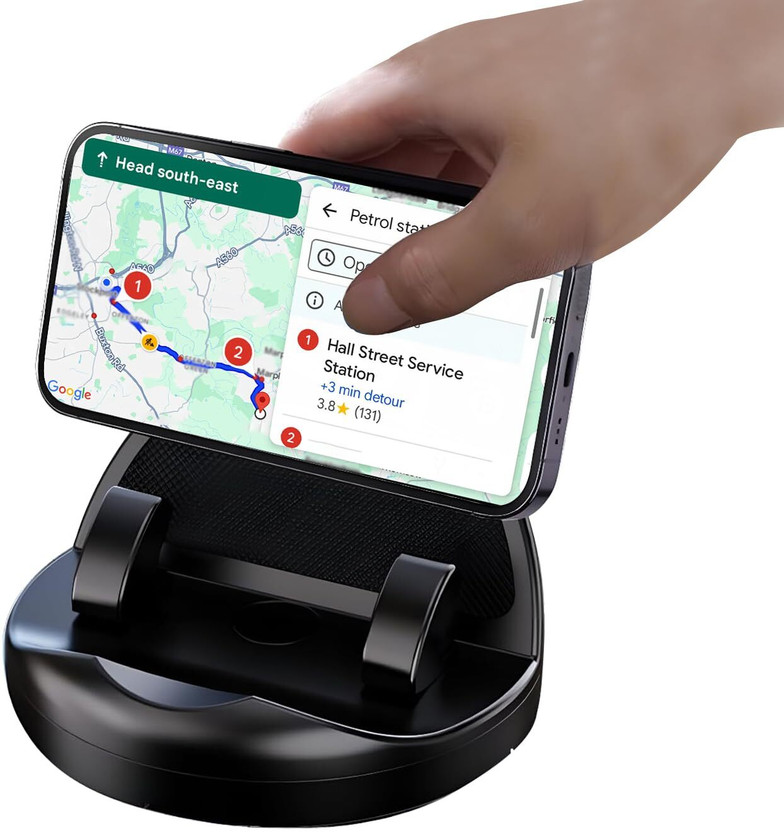 DSNS Car Mobile Holder for Dashboard, Anti-slip(Black)