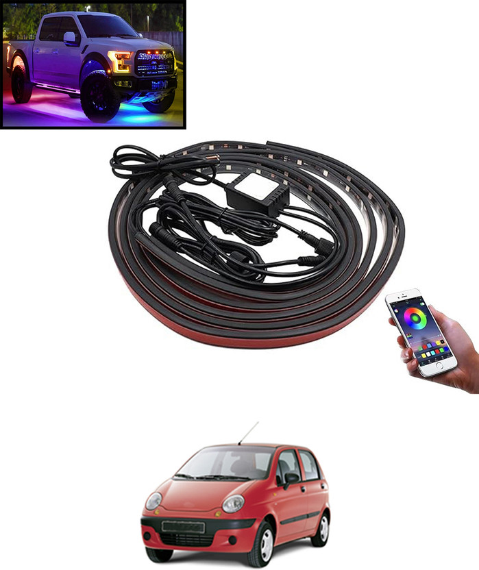 MATIES Multiple Lighting Modes Vibrant LED Waterproof Design Chassi Light For Car-184 Car Fancy Lights(Multicolor)