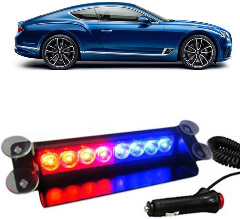 EverLand Car Flashing Lights 8 LED Police Good Quality Car Fancy Light