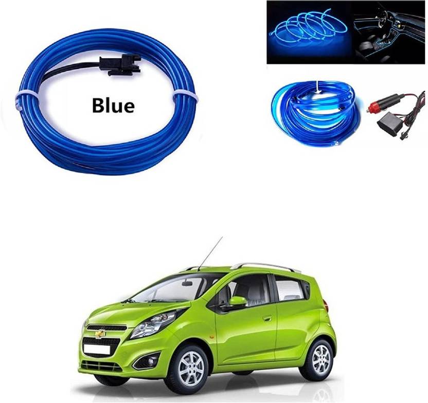 Atoray El Wire Blue Car Light Line Luxury Dashboard Waterproof For Chevrolet Beat Car Fancy