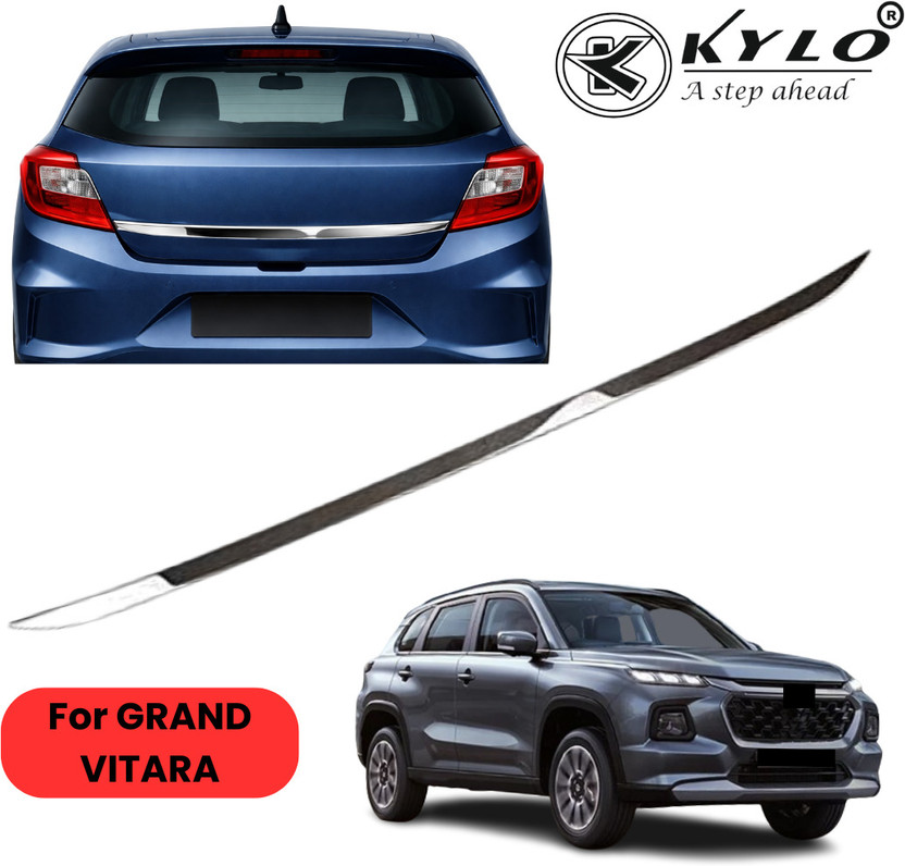 KYLO Chrome Trunk Dicky Garnish for GRAND VITARA| Dicky Rear Boot Patti Chrome Maruti Grand Vitara Rear Garnish