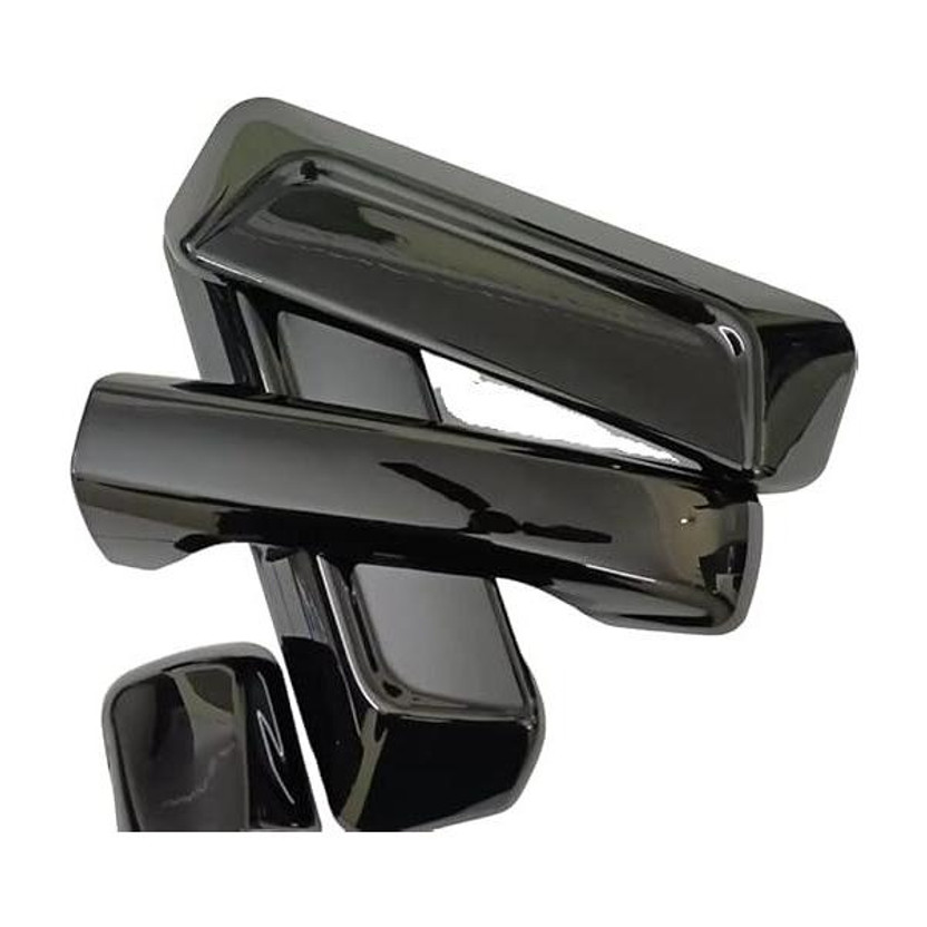 ZULUSTYL Thar (2020 Onward) Car door handle catch chrome cover (set of 3)_1 Chrome MAHINDRA, Mahindra Thar, Thar CRDe, Thar CRDe ABS Diesel, Thar DI 4X2, Thar DI 4X2 PS, Thar DI 4X4 Side Garnish