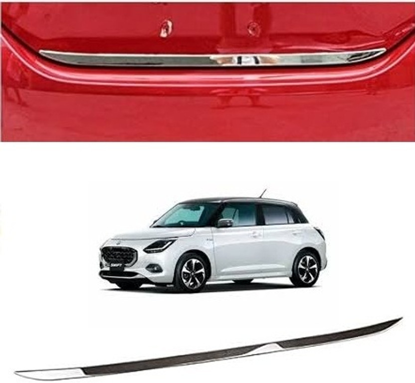 energetic Chrome Dicky Garnish Compatible with Maruti Suzuki Ertiga 2025 Chrome Maruti Swift Rear Garnish