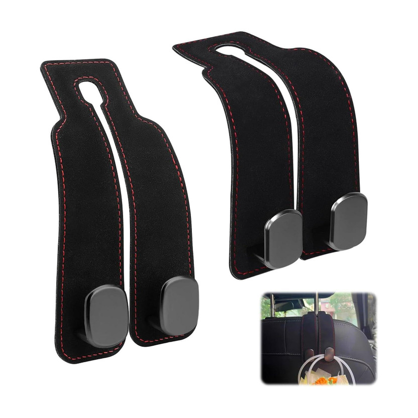 Deoxys Deoxys Double Hook Holder, Car Purse Hook, Back Seat Headrest Hanger Car Side Seat Catcher(10 L) - Flipkart Deal