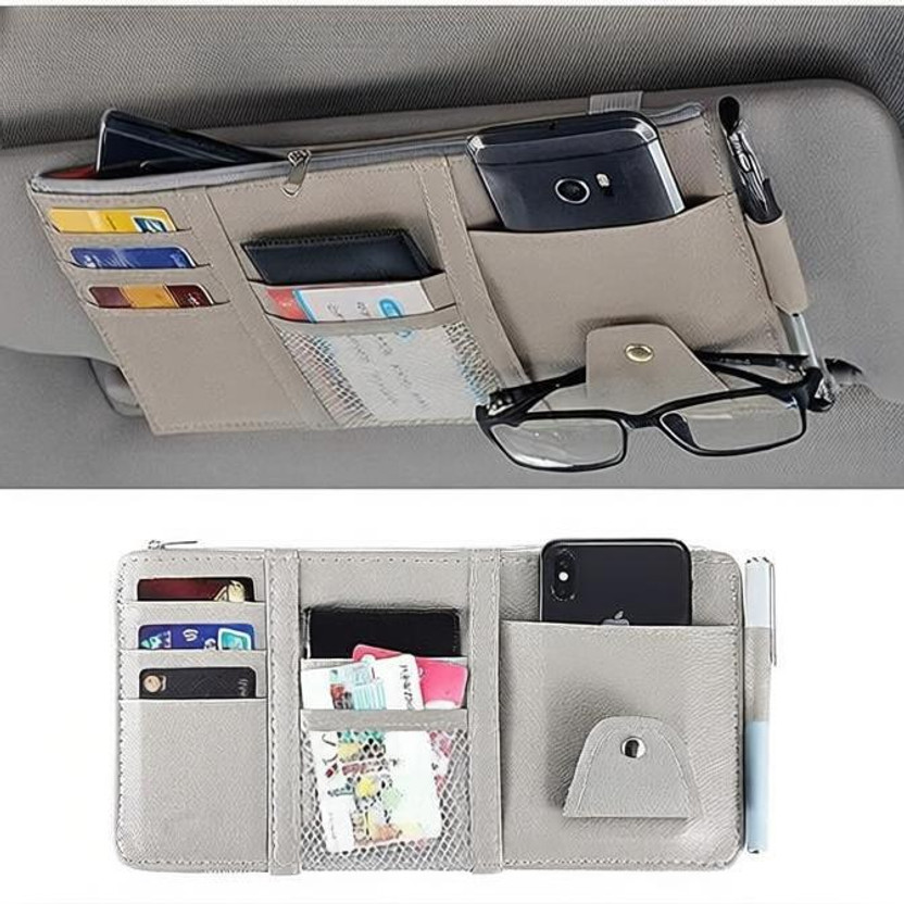 MSVTRADESS MSVTRADESS Car Sun Visor Organizer with Storage Pouch Visor Pouch(Grey) - Flipkart Deal
