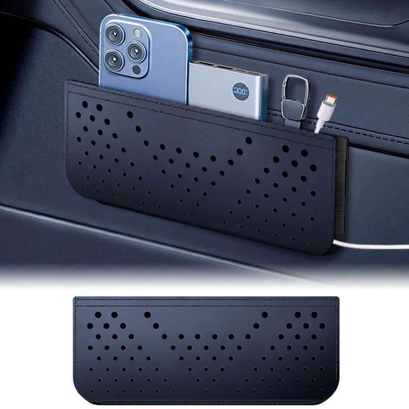 SUPVOX SUPVOX Car Storage Dashboard Organizer PU Leather Peel Stick Utility Bag 24x10cm Car Storage Bag(0.23 L) - Flipkart Deal